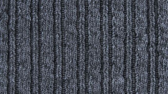 Strickwolle Strickstoff Wolle Graublau Melange 