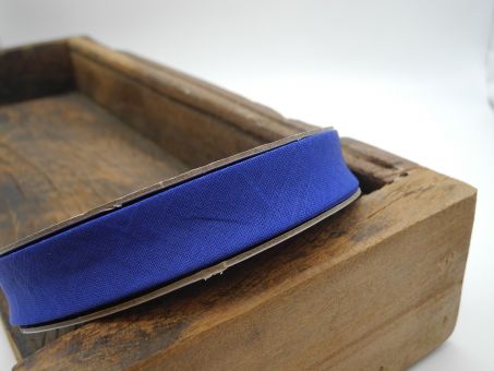 5m Schrägband Einfassband Baumwolle Royalblau 