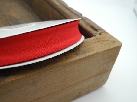 5m Schrägband Einfassband Baumwolle Rot 