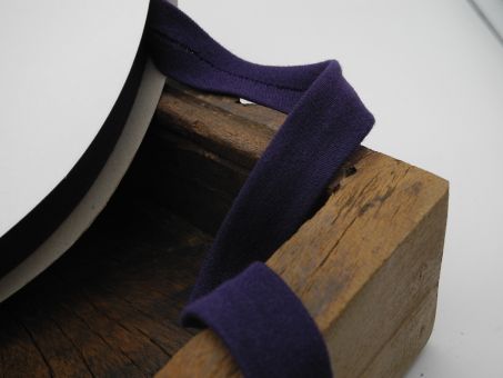 3m Schrägband Einfassband Baumwolljersey Jersey Purple 