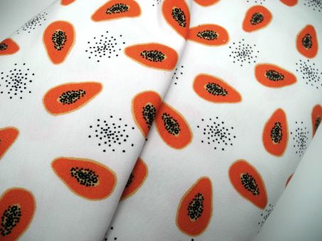 Jersey Papaya Frucht Früchte Aquarell Digitaldruck 