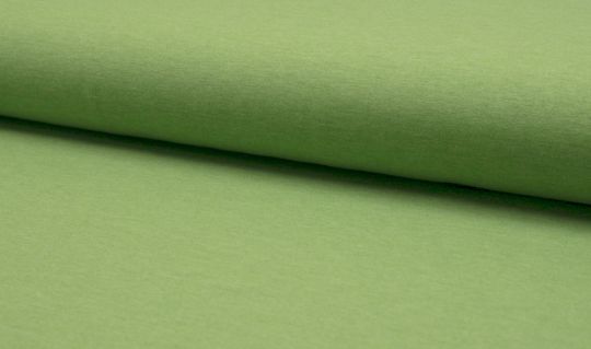 Soft Jersey Melange Lindgrün 